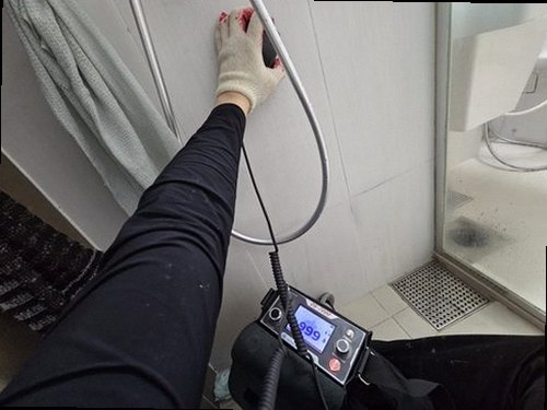 수지구 누수탐지 동천동 연립주택 2층 욕실 옆 벽 시공 후기 사진