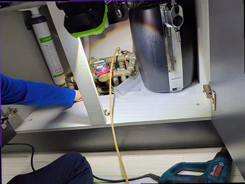 금천구 누수탐지 누수 보수 후 수분값과 마감 상태를 재확인하는 과정