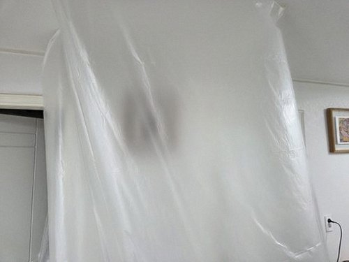옹진군 누수탐지 북도면 아파트 4층 안방 외벽 시공 후기 사진