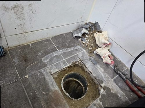용산구 누수탐지 신계동 주상복합 10층 화장실 천장 시공 후기 사진