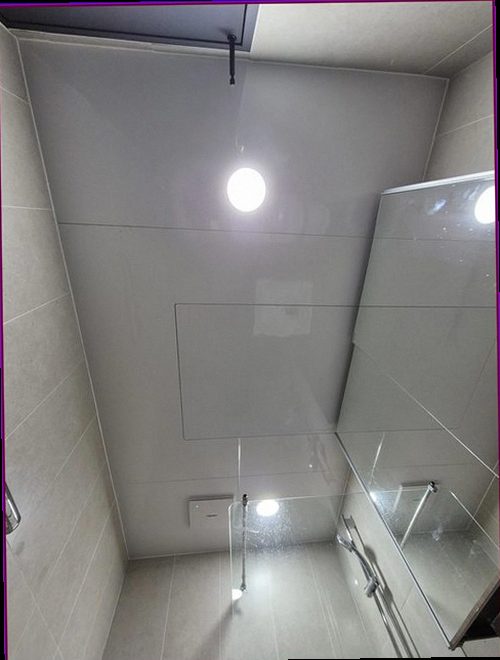용산구 누수탐지 누수 원인 확인 후 건조와 부분 보수를 진행하는 현장
