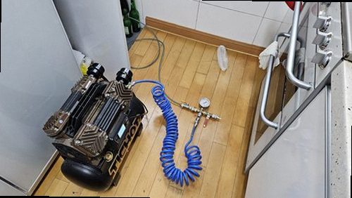 양주 누수탐지 고읍동 아파트 3층 주방 싱크대 하부 시공 후기 사진