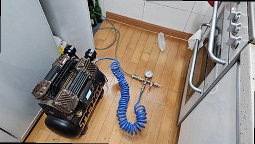영종구 누수탐지 운서동 빌라 1층 주방 벽면 시공 후기 사진