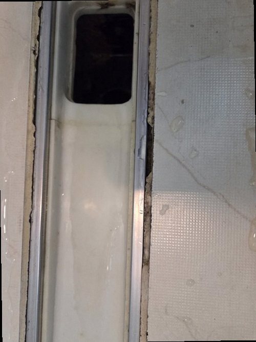 강남구 누수탐지 개포동 아파트 1층 현관 옆 벽면 시공 후기 사진