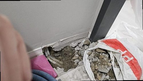 과천 누수탐지 관문동 빌라 4층 현관 벽 시공 후기 사진