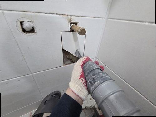 시흥 누수탐지 정왕동 오피스텔 12층 욕실 수납장 시공 후기 사진