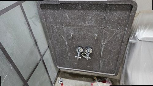 옹진군 누수탐지 자월면 펜션 2층 객실 욕실 시공 후기 사진
