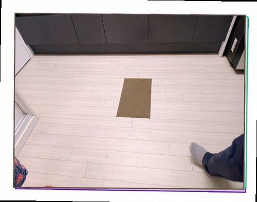 누수탐지 배수구와 타일 줄눈 상태를 점검하는 현장 모습