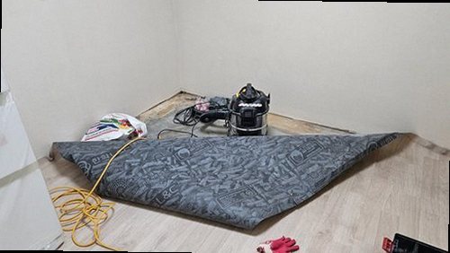 연수구 누수탐지 동춘동 아파트 12층 거실 바닥 시공 후기 사진