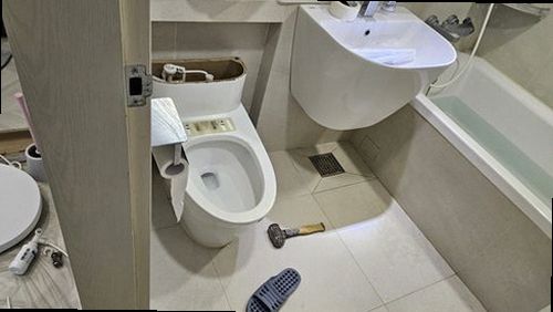 성동구 누수탐지 성수동 상가 지하 1층 주차장 천장 시공 후기 사진