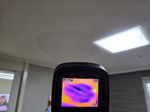 누수탐지 갈산동 누수탐지 3단계로 위층 화장실 누수 잡은 과정