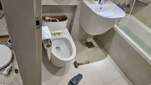 덕양구 누수탐지 능곡동 아파트 4층 욕실 벽면 시공 후기 사진