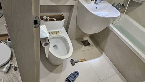 원미구 누수탐지 상동 아파트 6층 욕실 천장 시공 후기 사진