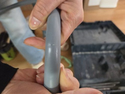 만안구 누수탐지 석수동 연립주택 1층 현관 옆 벽 시공 후기 사진
