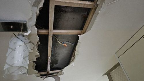 일산동구 누수탐지 마두동 상가건물 지하주차장 천장 시공 후기 사진