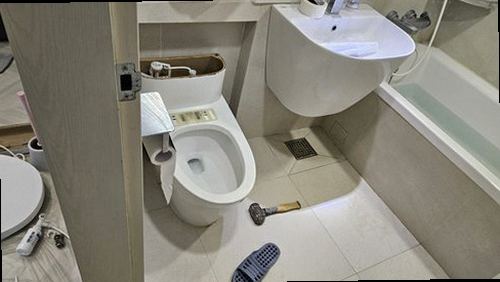 계양구 누수탐지 계산동 상가 2층 화장실 시공 후기 사진