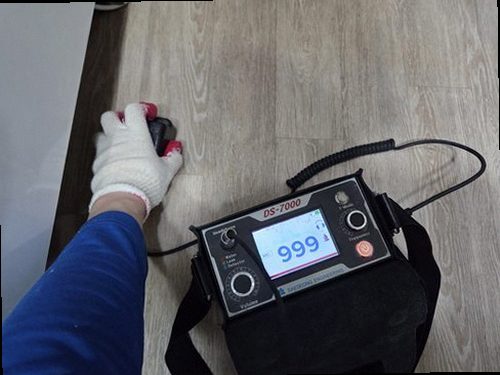 누수탐지 탐지 결과를 위치와 점검 날짜별로 정리한 기록표 예시