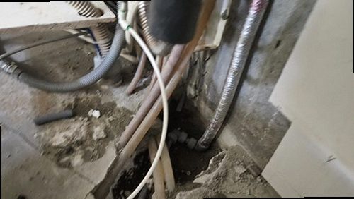 가평 누수탐지 북면 단독주택 마당 수도계량기 주변 시공 후기 사진