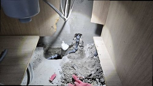 원미구 누수탐지 심곡동 빌라 2층 주방 싱크대 하부 시공 후기 사진