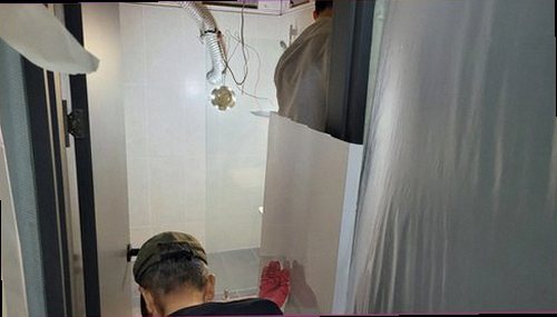 기흥구 누수탐지 누수 의심 구간을 장비로 측정하고 보수하는 과정