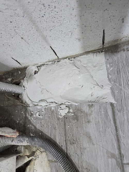 누수탐지 별내동 누수탐지 아파트 벽면 물샘 흔적, 처치 전후 차이