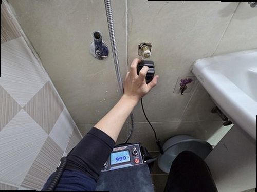 팔달구 누수탐지 남수동 빌라 1층 욕실 수납장 아래 시공 후기 사진
