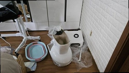 노원구 누수탐지 석계동 상가 2층 천장 조명 주변 시공 후기 사진
