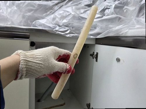 도봉구 누수탐지 쌍문동 빌라 4층 주방 싱크대 하부 시공 후기 사진