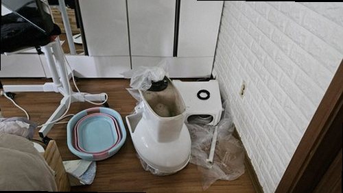 서초구 누수탐지 반포동 아파트 7층 욕실 바닥 시공 후기 사진