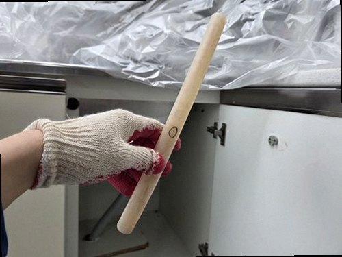 은평구 누수탐지 구산동 다세대주택 4층 주방 싱크대 아래 시공 후기 사진