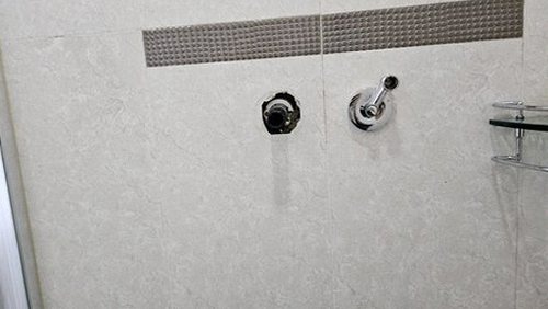 양주 누수탐지 장흥면 빌라 2층 현관 수납장 시공 후기 사진