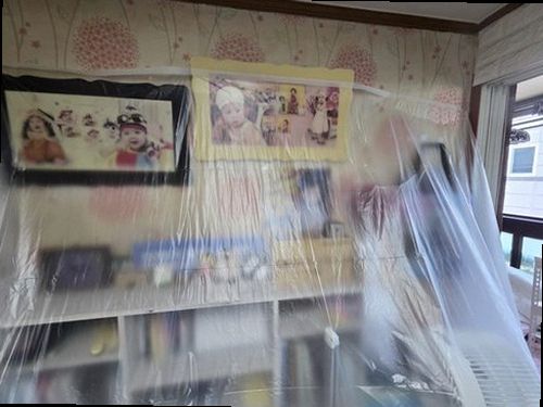 이천 누수탐지 증포동 아파트 8층 거실 시공 후기 사진