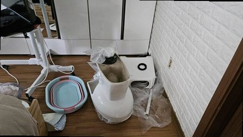 소사구 누수탐지 역곡동 빌라 4층 화장실 벽면 시공 후기 사진