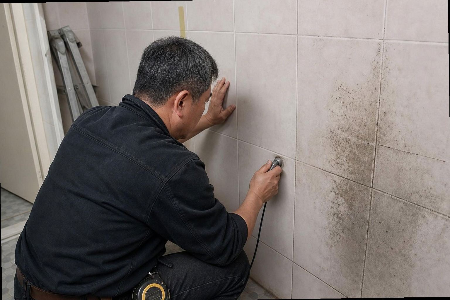 아산시 누수탐지 현장 작업