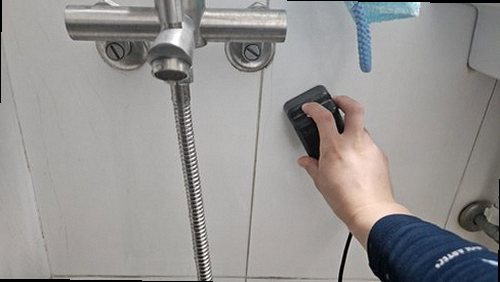 파주 누수탐지 금촌동 오피스텔 9층 화장실 변기 주변 시공 후기 사진