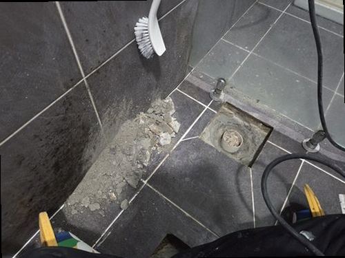 아산시 누수탐지 신창면 아파트 9층 욕실 앞 복도 시공 후기 사진