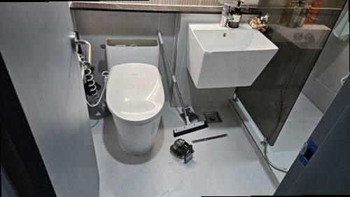 노원구 누수탐지 공릉동 원룸형 오피스텔 6층 현관 시공 후기 사진