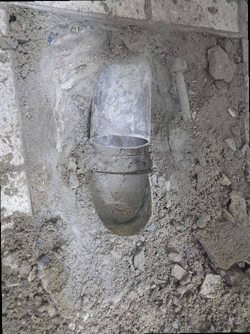 양주 누수탐지 고읍동 다세대주택 1층 복도 벽면 시공 후기 사진