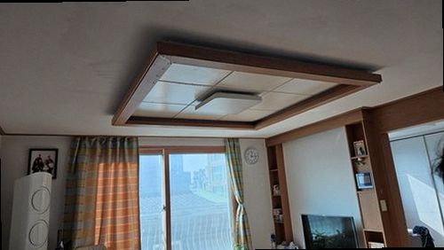 구리 누수탐지 교문동 빌라 2층 안방 천장 모서리 시공 후기 사진