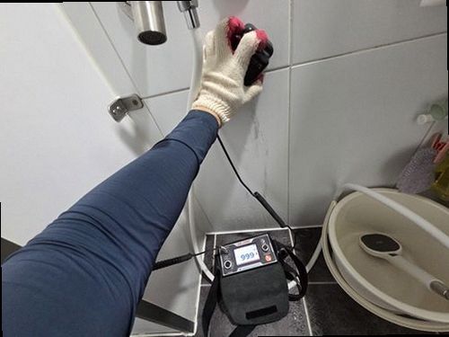 동안구 누수탐지 평촌동 아파트 5층 복도 옆 시공 후기 사진
