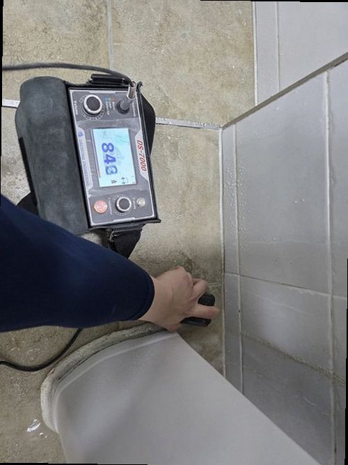 미추홀구 누수탐지 관교동 아파트 7층 욕실 출입구 시공 후기 사진