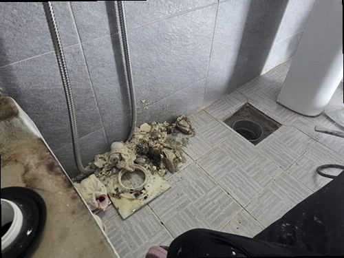 서대문구 누수탐지 신촌동 상가 2층 화장실 천장 시공 후기 사진