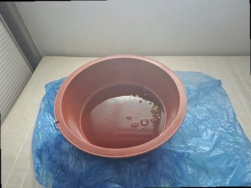 누수탐지 배관 경로를 표시한 평면도 예시