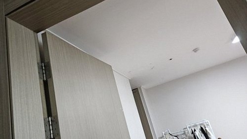 누수탐지 보수 전후 사진과 합의서를 나란히 정리한 자료 장면