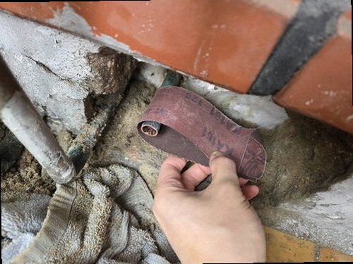 상록구 누수탐지 건건동 아파트 6층 복도 벽면 시공 후기 사진