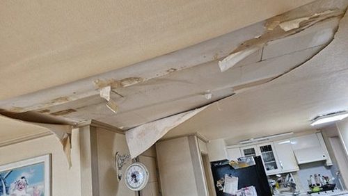누수탐지 구산동 누수탐지 안방 천장 얼룩이 번진 아파트 사례