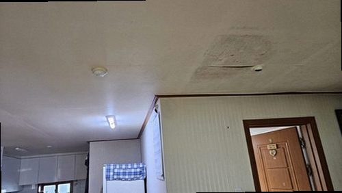 부평구 누수탐지 갈산동 상가 2층 천장 안쪽 시공 후기 사진