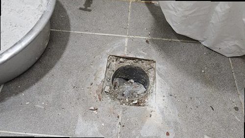 포천 누수탐지 영중면 아파트 4층 세탁실 벽면 시공 후기 사진