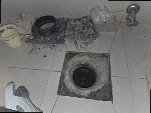 포천 누수탐지 관인면 전원주택 1층 욕실 앞 시공 후기 사진