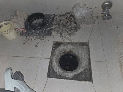 연수구 누수탐지 송도동 오피스텔 6층 현관 신발장 안쪽 시공 후기 사진